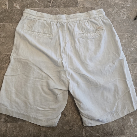 Scotch & Soda Mens Cream Shorts Sz 33 - Picture 2 of 3